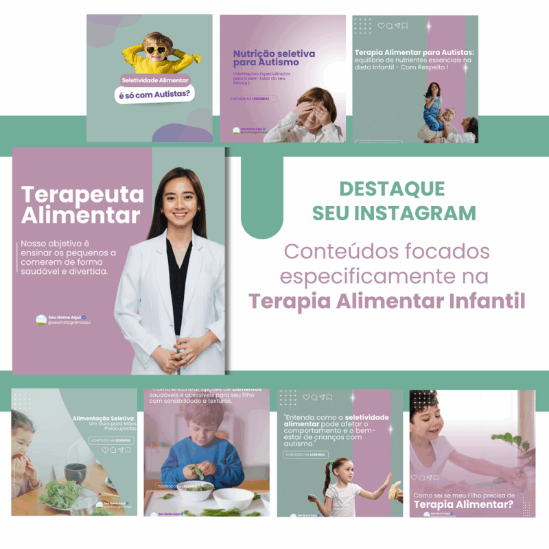 Pack de Artes Terapia Alimentar