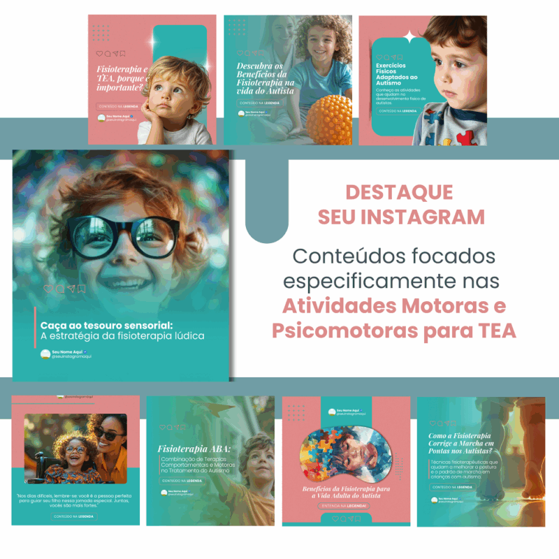 Pack de Artes Atividades Motoras e Psicomotoras para TEA