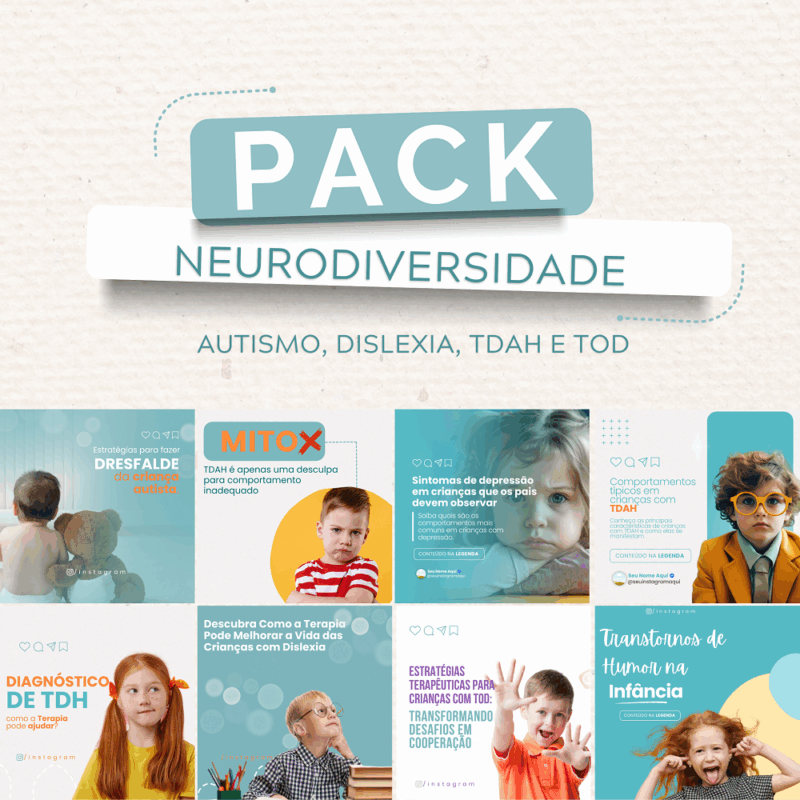 PACK DE ARTES  NEURODIVERSIDADE 2.0