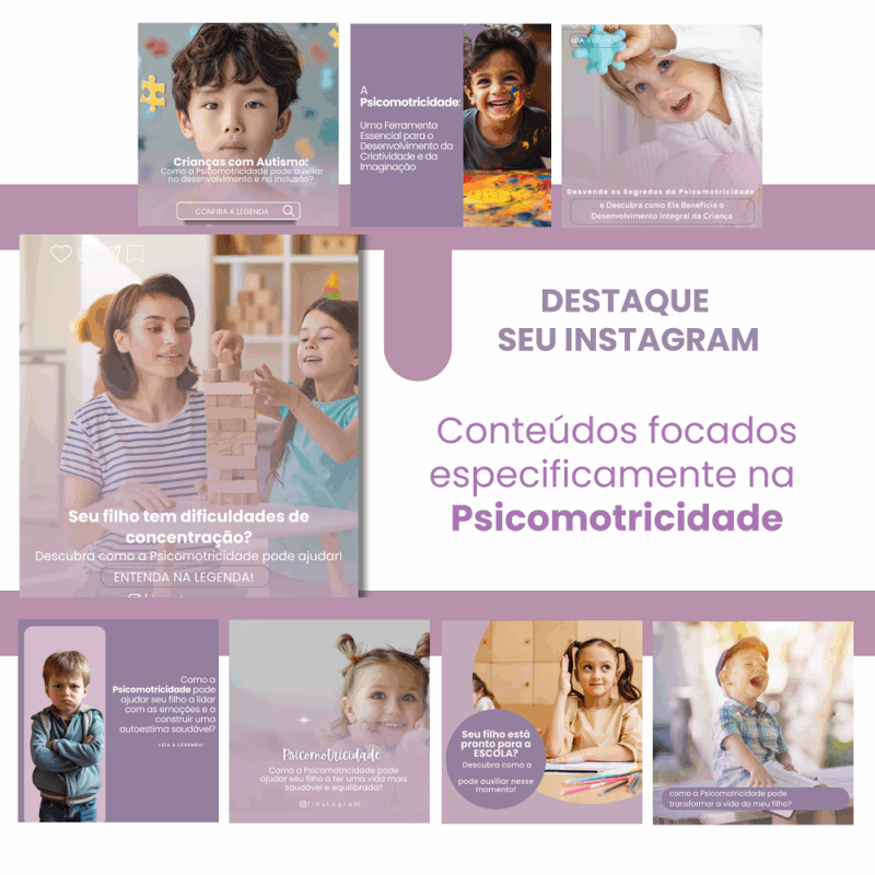 Pack de artes Psicomotricidade