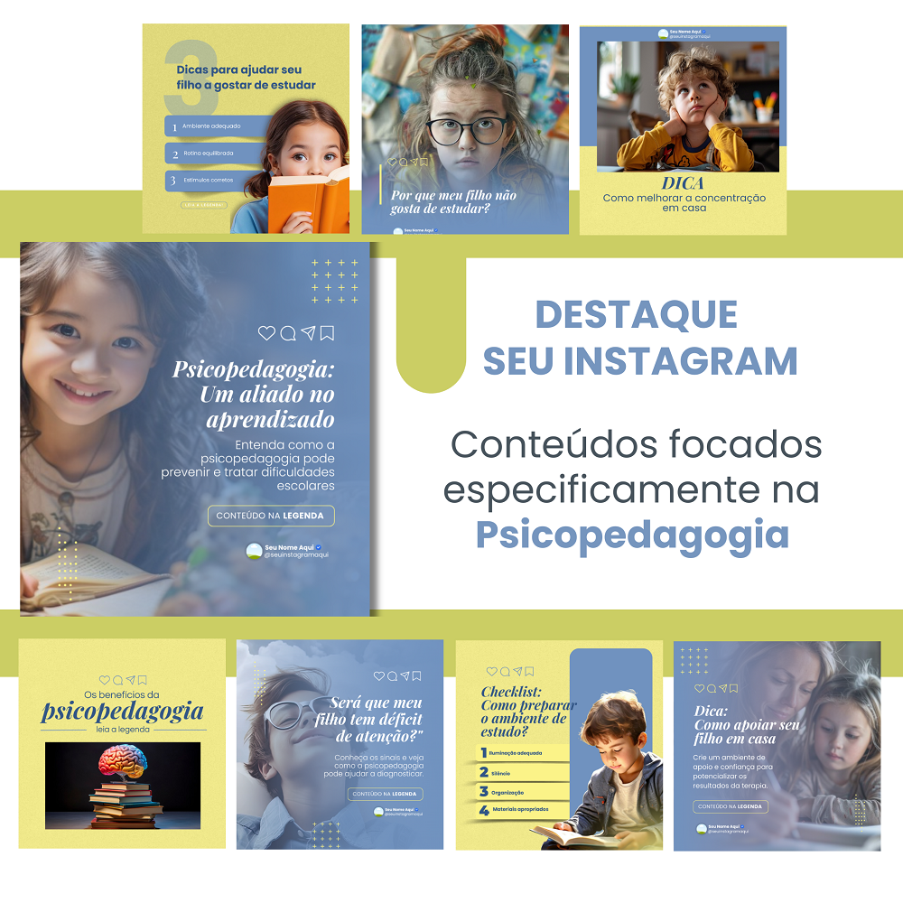 Pack de artes Psicopedagogia